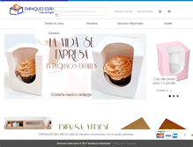 Tablet Screenshot of empaquesespeciales.com